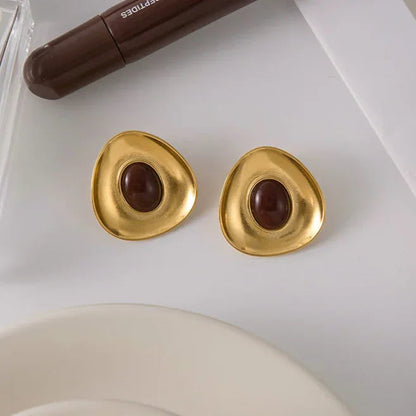 [ElanLuxe]Orissa Gold Enamel Earrings