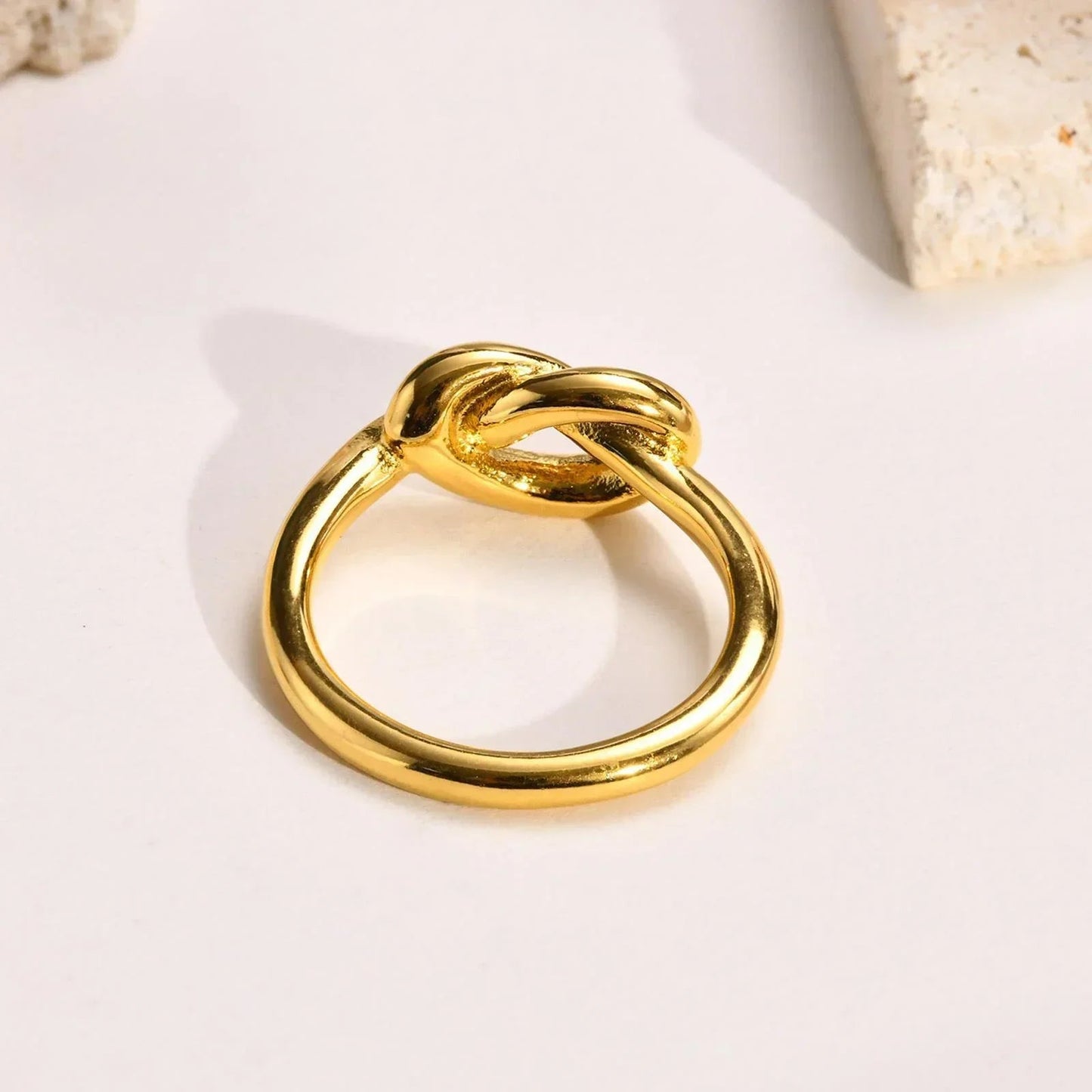 [ElanLuxe]Bellara Gold Knot Ring
