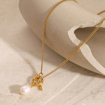 [ElanLuxe]Ellen Freshwater Pearl Necklace