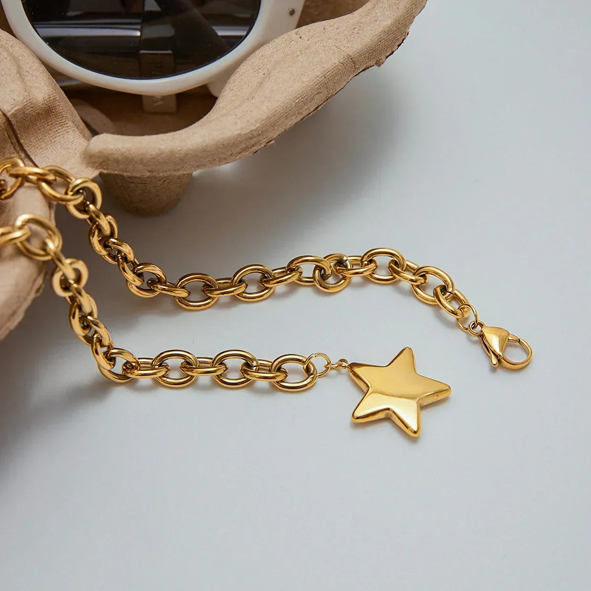 [ElanLuxe]Stellaria Gold Star Pendant