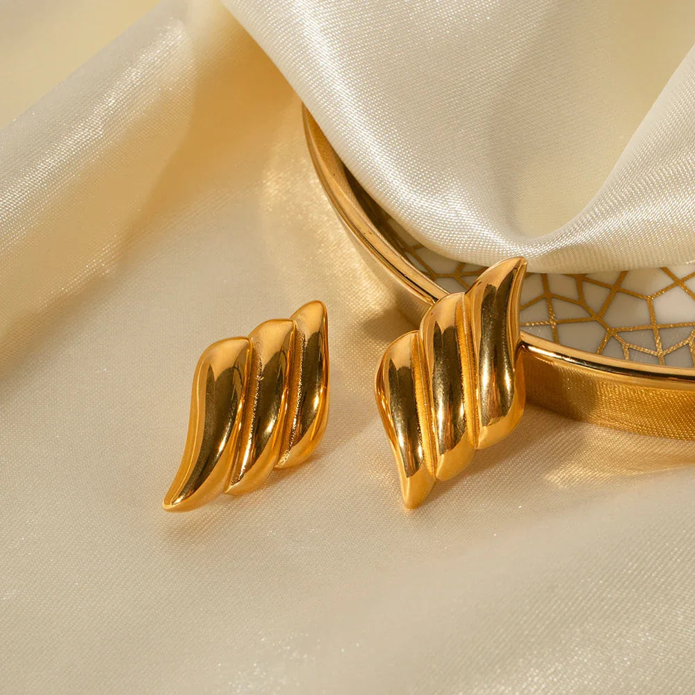 [ElanLuxe]Vera Gold Earrings