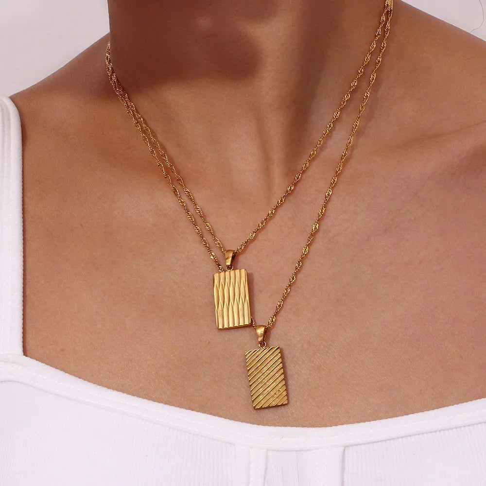 [ElanLuxe]Dahlia Gold Necklace
