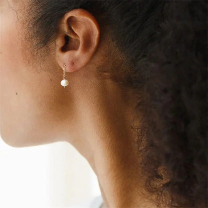 [ElanLuxe]Dorothy Pearl Earrings