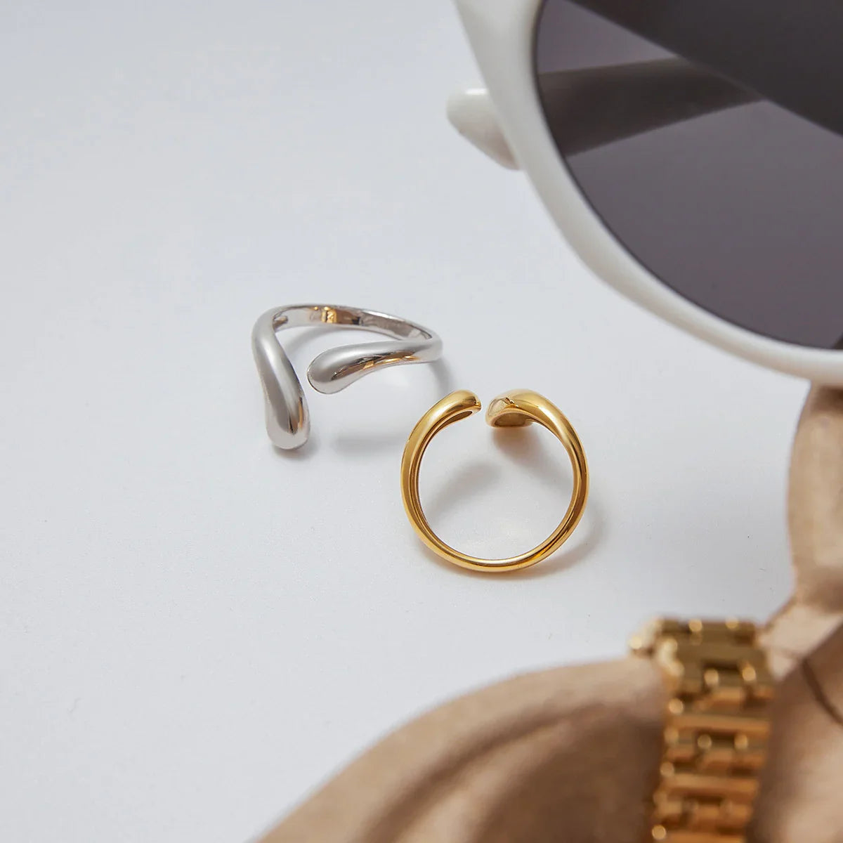 [ElanLuxe]Diane Twisted Band Ring
