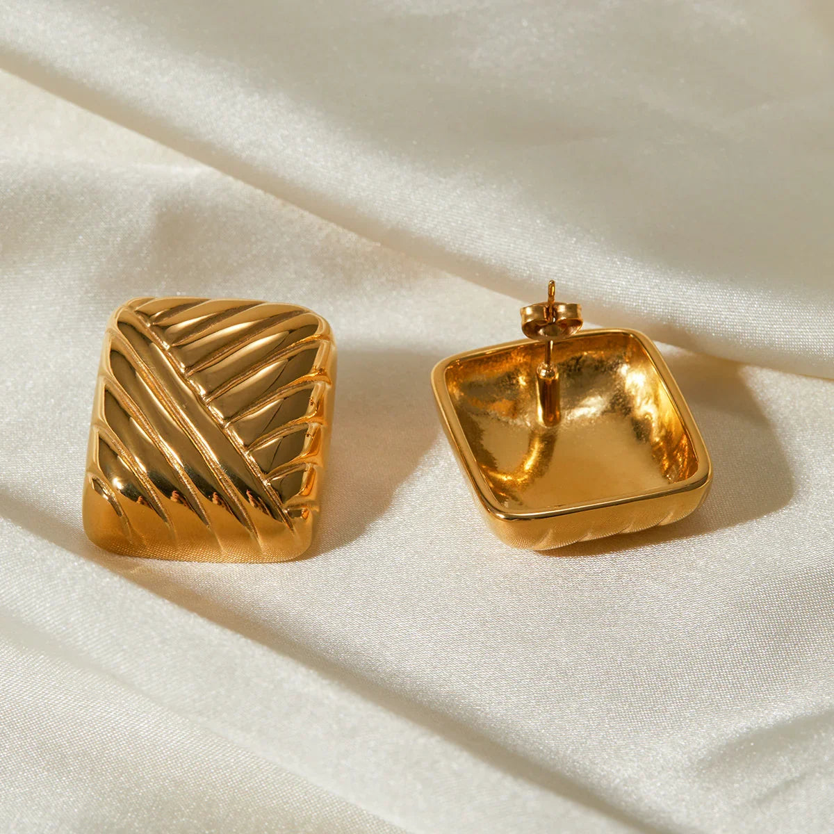 [ElanLuxe]Inez Gold Earrings
