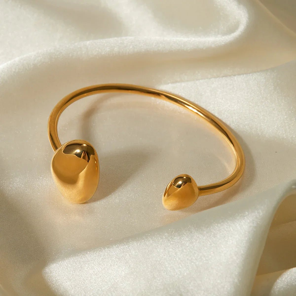 [ElanLuxe]Mallory Minimalist Gold Cuff