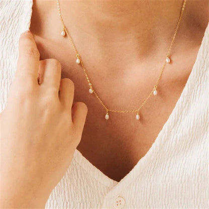 [ElanLuxe]Freeda Freshwater Pearl Necklace