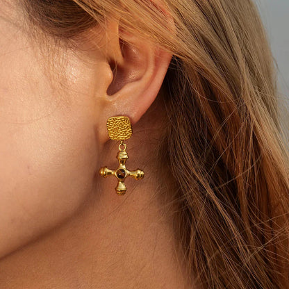 [ElanLuxe]Della Gold Earrings