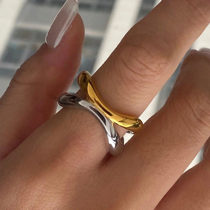 [ElanLuxe]Deanna Gold Intertwined Ring