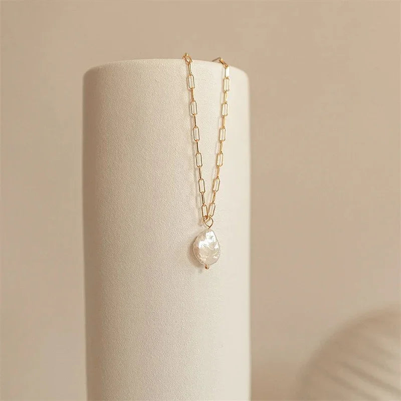 [ElanLuxe]Angelica Freshwater Pearl Necklace