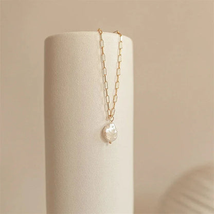 [ElanLuxe]Angelica Freshwater Pearl Necklace