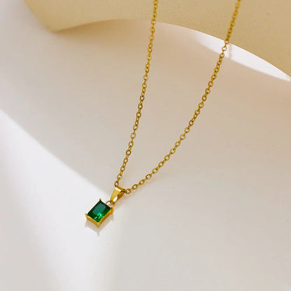 [ElanLuxe]Emi Green Necklace