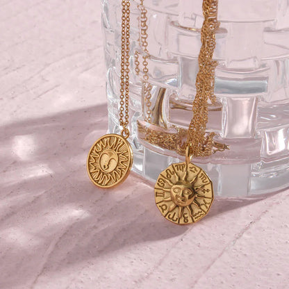 [ElanLuxe]Soleil Gold Necklace