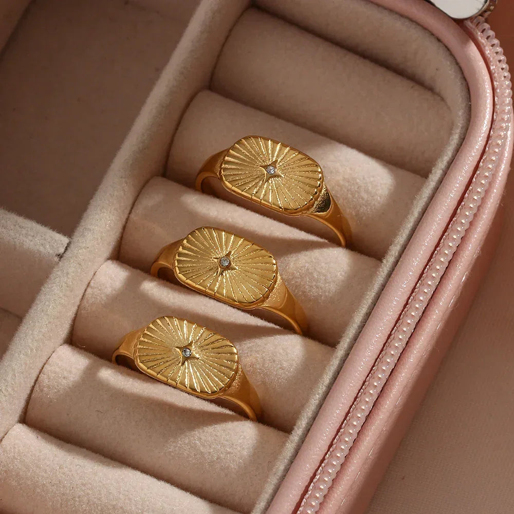[ElanLuxe]Aglaia Gold Ring