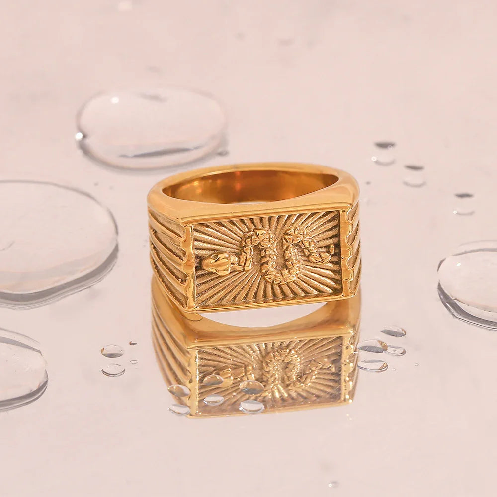[ElanLuxe]Miles Gold Ring
