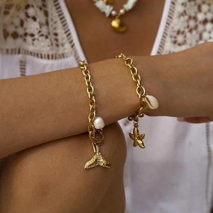 [ElanLuxe]Bryne Freshwater Pearl Bracelet