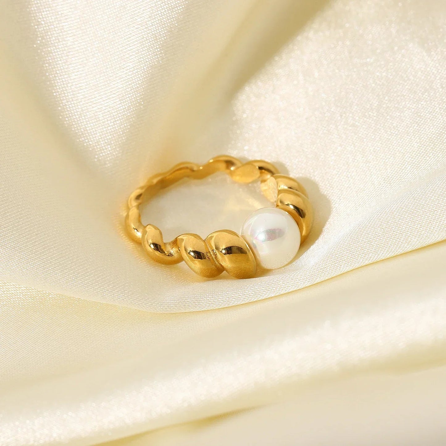 [ElanLuxe]Scarlett Freshwater Pearl Ring