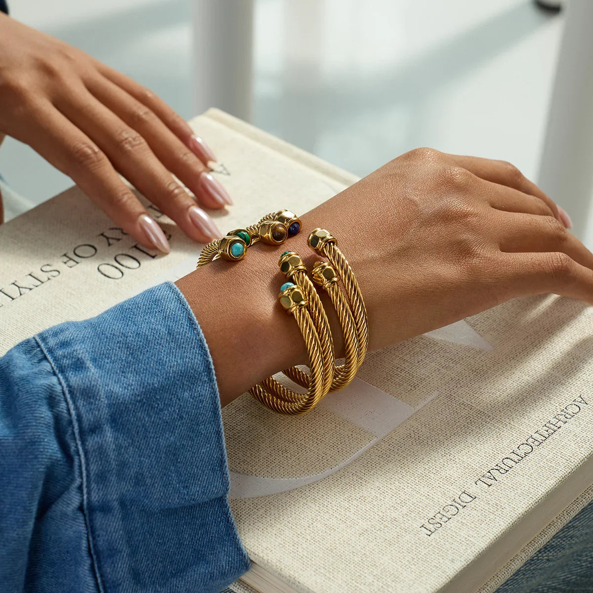 [ElanLuxe]Thea Gold Bracelet