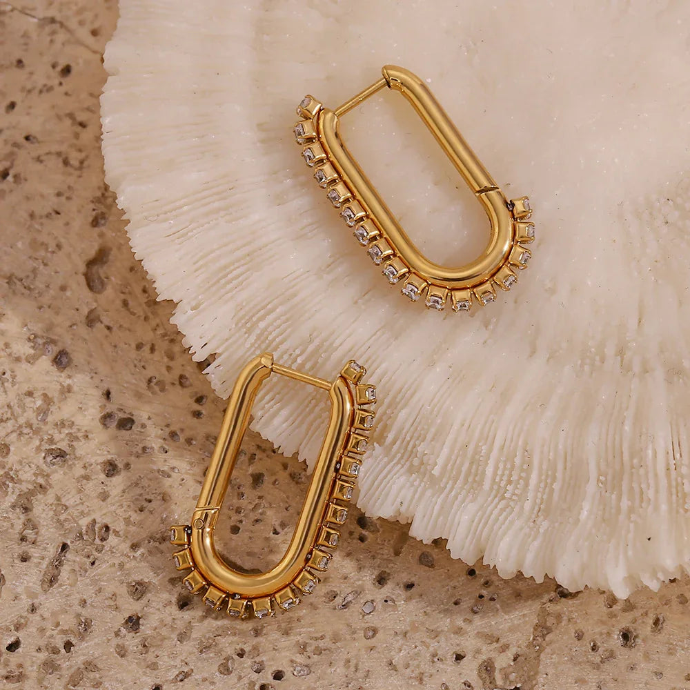 [ElanLuxe]Georgia Diamond Earrings