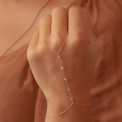 [ElanLuxe]Evelyne Gold Chain Bracelet