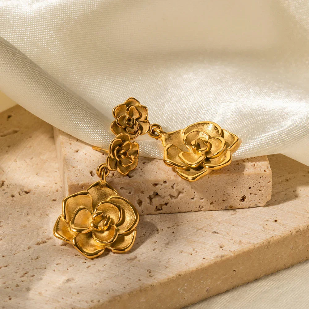 [ElanLuxe]Thelma Gold Earrings