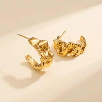 [ElanLuxe]Ashley Gold Earrings