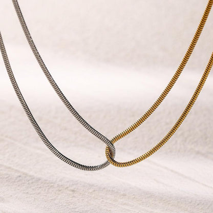 [ElanLuxe]Talia Two Tone Necklace