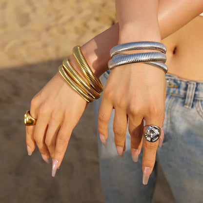 [ElanLuxe]Stephanie Gold Bracelet