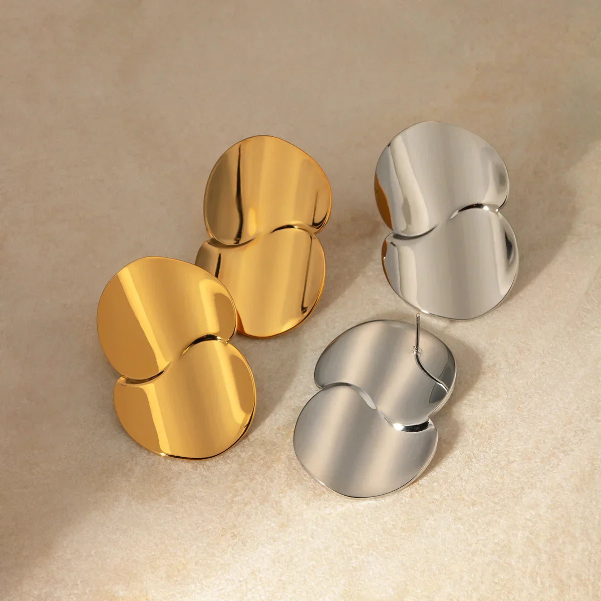 [ElanLuxe]Mireille Gold Earrings
