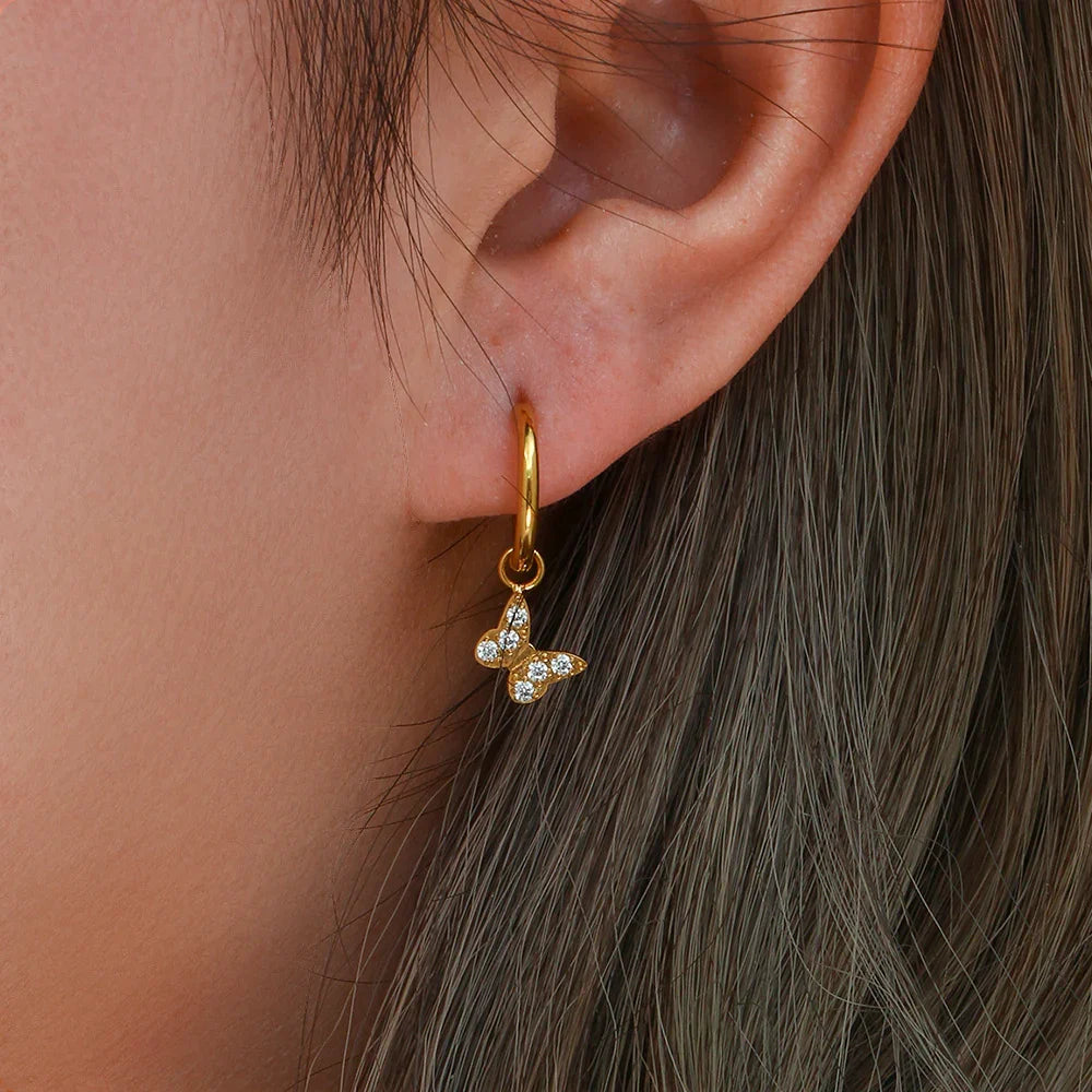 [ElanLuxe]Margaret Gold Earrings