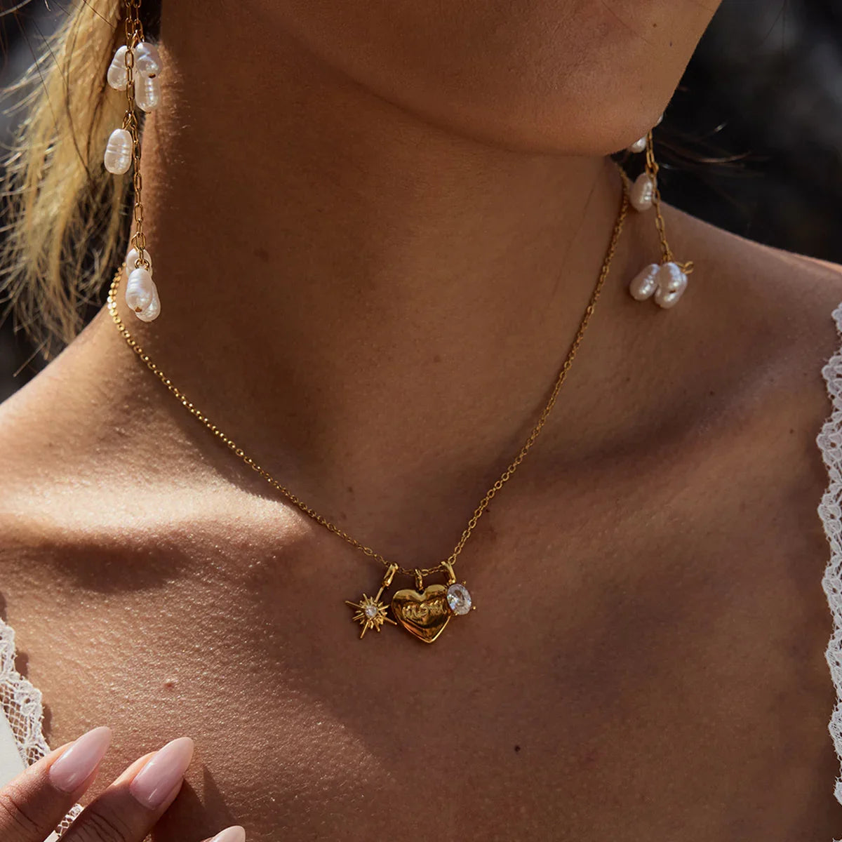 [ElanLuxe]A Mother's Appreciation Gold Locket