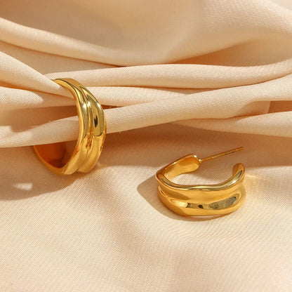 [ElanLuxe]Emily Wave Earrings