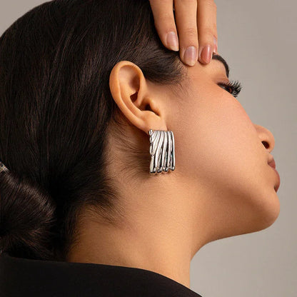 [ElanLuxe]Alisa Gold Earrings