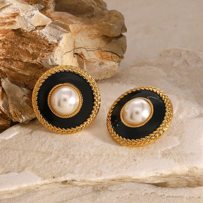 [ElanLuxe]Haven Pearl Earrings