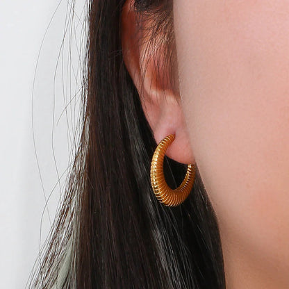 [ElanLuxe]Bailey Hoop Earrings