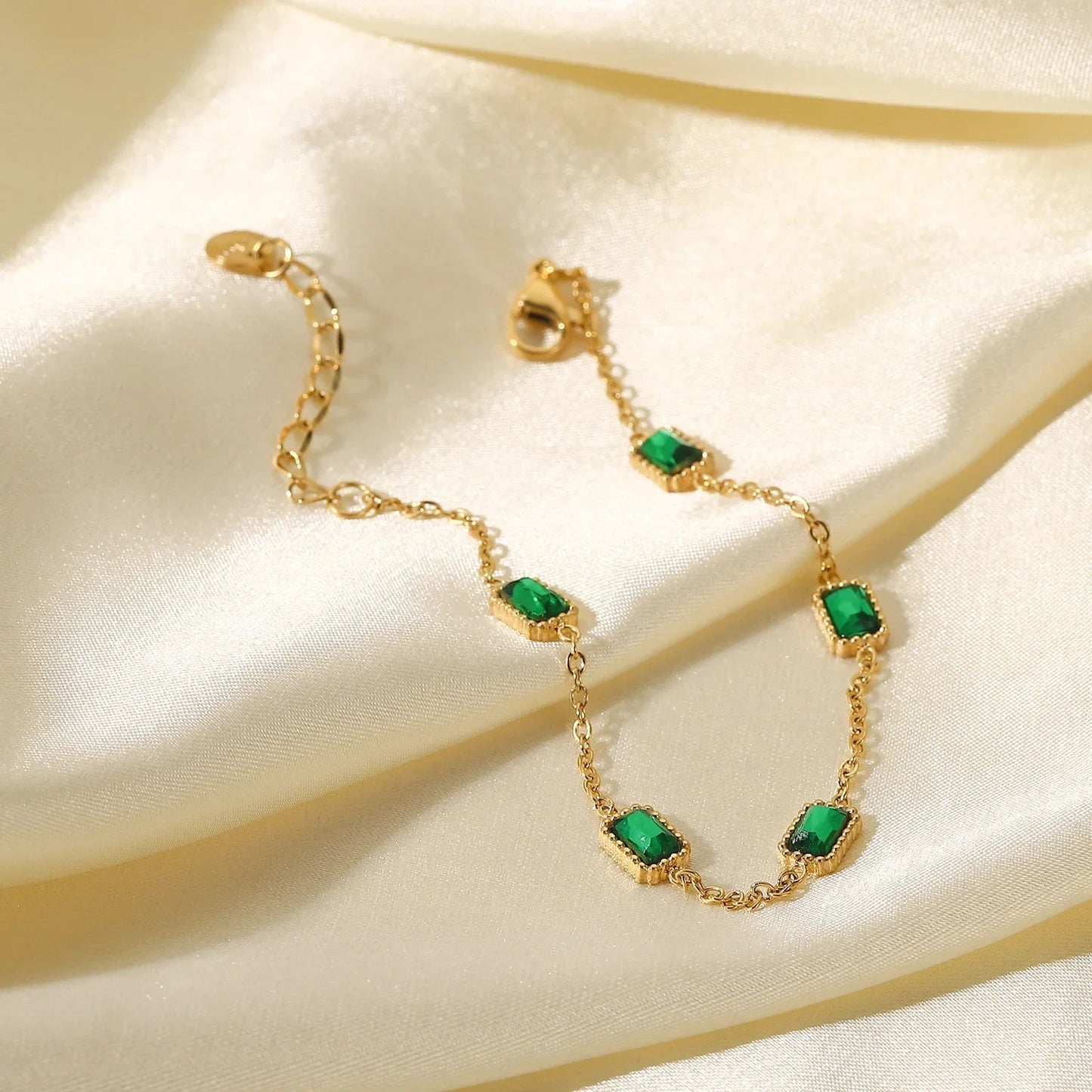 [ElanLuxe]Erin Green Bracelet