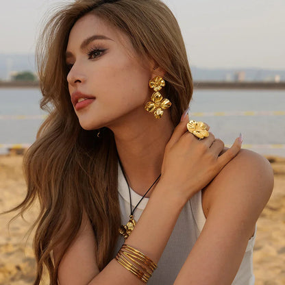 [ElanLuxe]Saisore Gold Ring