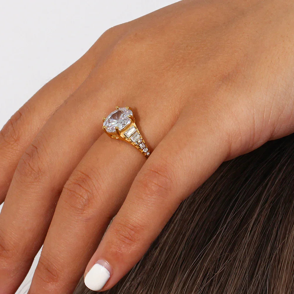 [ElanLuxe]Syllia Diamond Ring