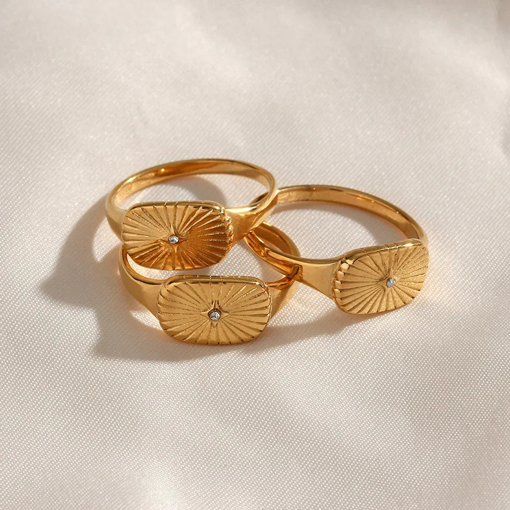 [ElanLuxe]Aglaia Gold Ring
