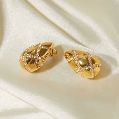 [ElanLuxe]Linnea Gold Earrings
