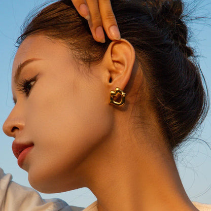 [ElanLuxe]Odessa Gold Earrings