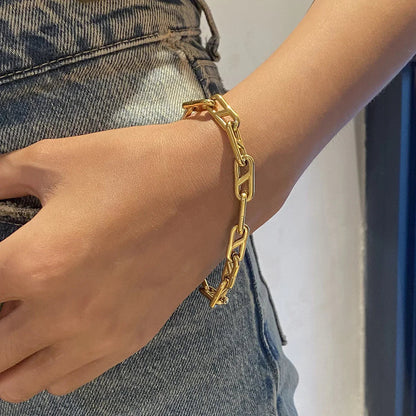 [ElanLuxe]Melissa Gold Chain Bracelet