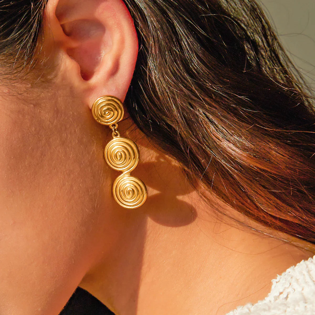 [ElanLuxe]Marielle Gold Earrings