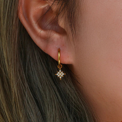 [ElanLuxe]Margaret Gold Earrings
