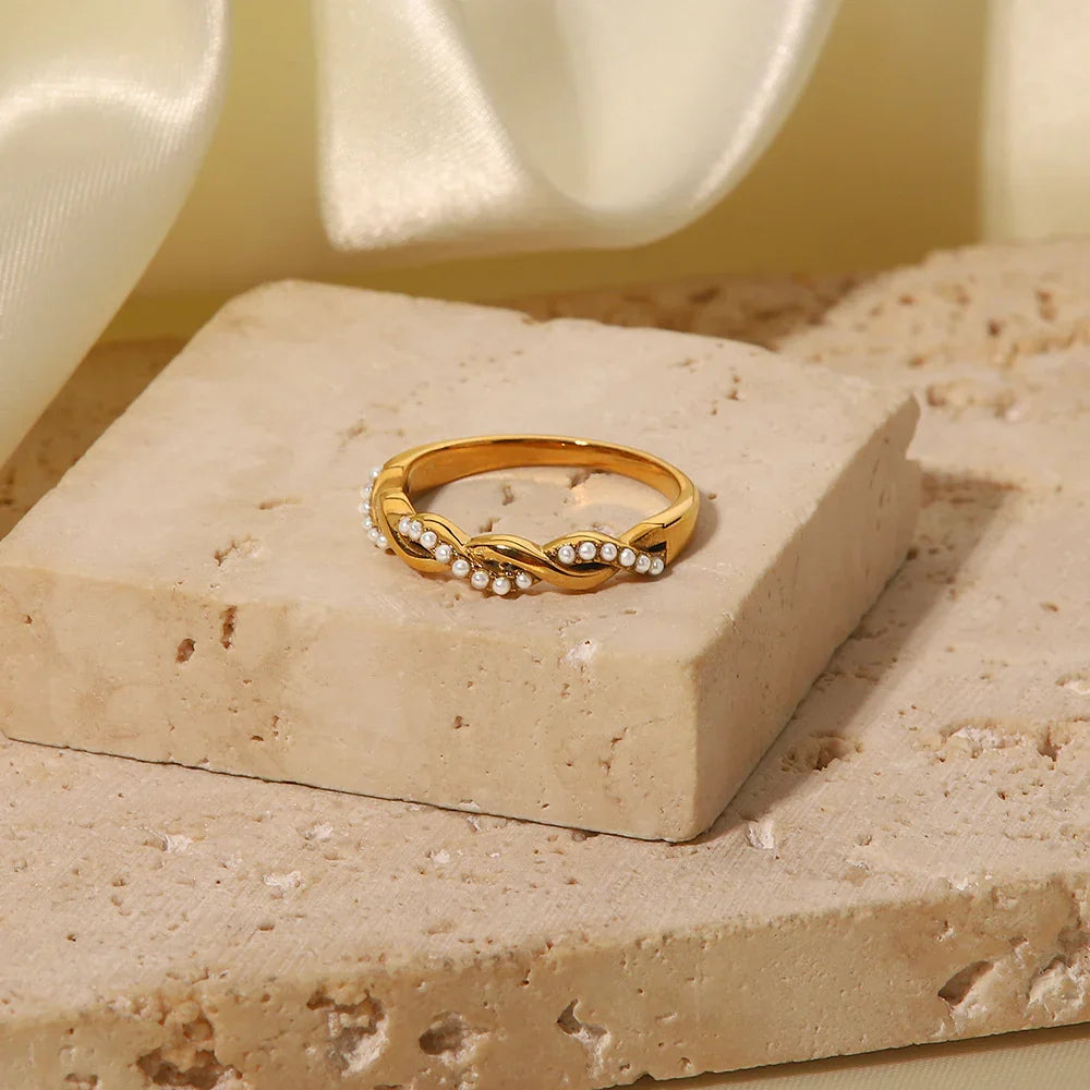 [ElanLuxe]Vivienne Freshwater Pearl Ring