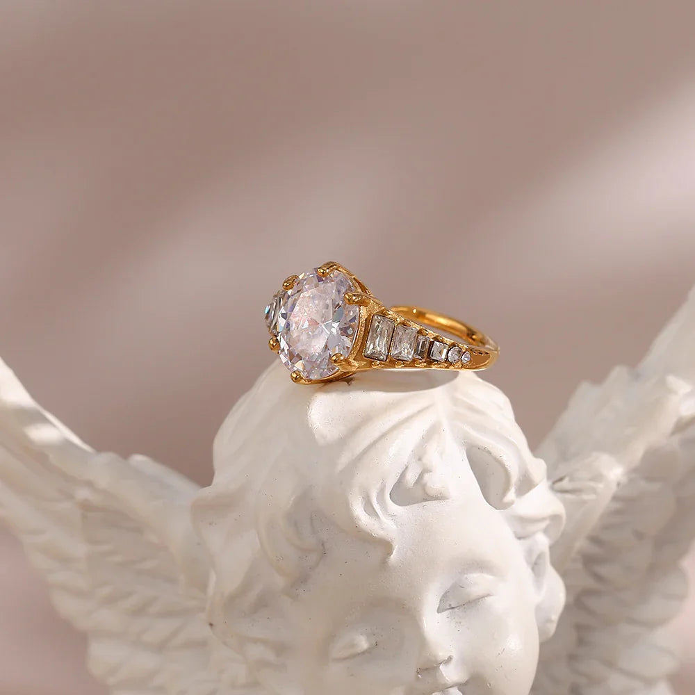 [ElanLuxe]Syllia Diamond Ring