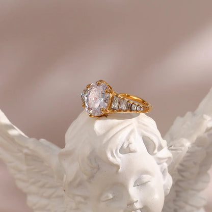 [ElanLuxe]Syllia Diamond Ring