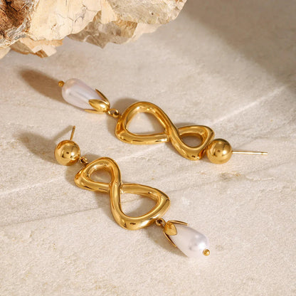 [ElanLuxe]Kaylee Freshwater Pearl Earrings
