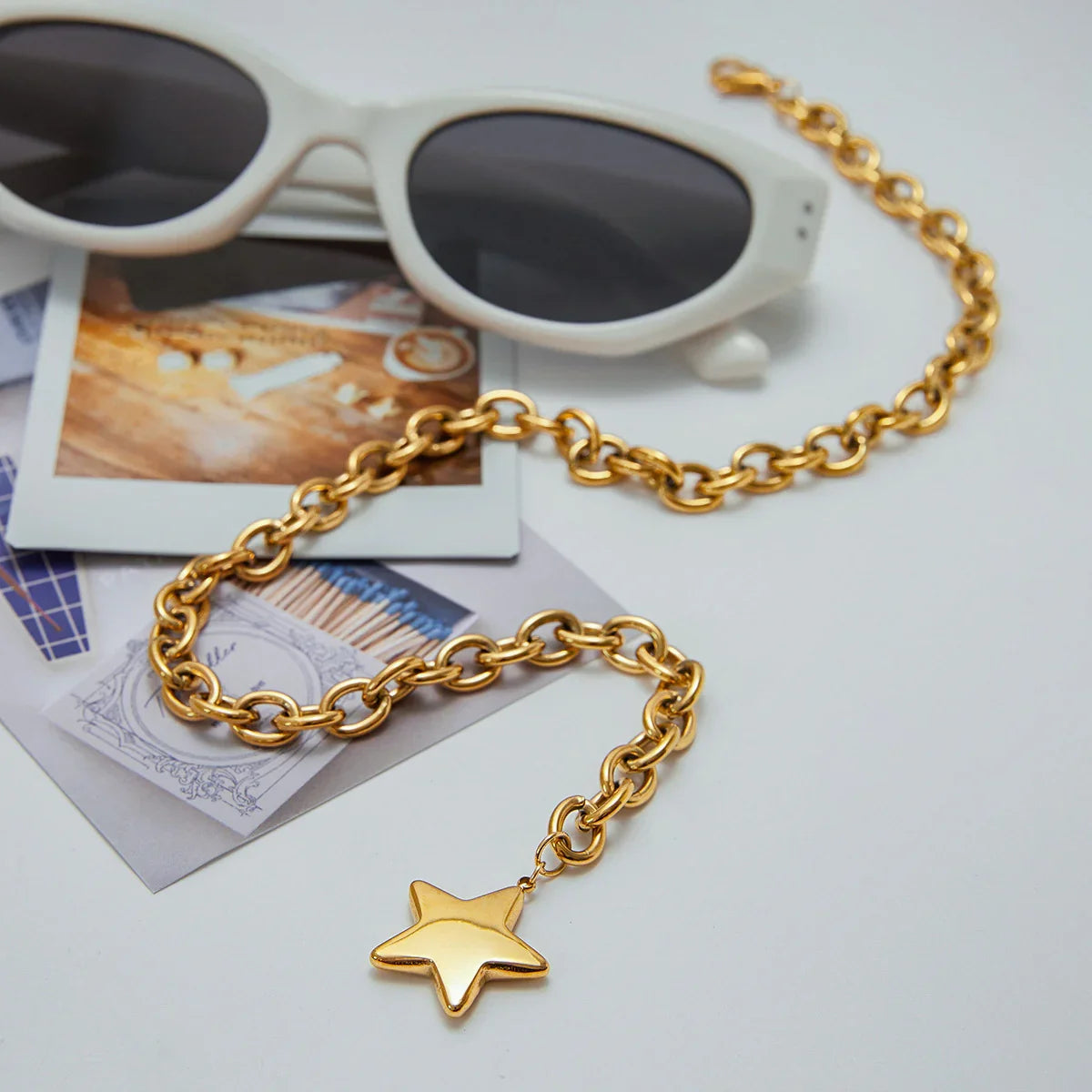 [ElanLuxe]Stellaria Gold Star Pendant