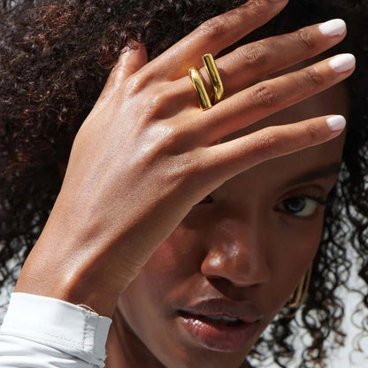 [ElanLuxe]Praire Gold Ring